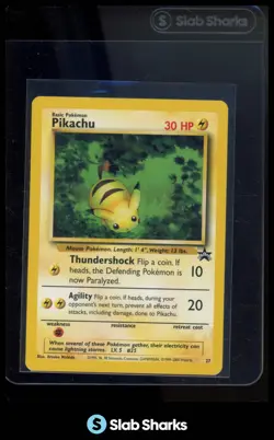 1999 POKEMON WIZARDS BLACK STAR PROMOS #27 PIKACHU - Image 1