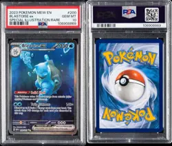 Pokemon Blastoise EX 200/165 Scarlet & Violet 151 PSA 10 - Image 3