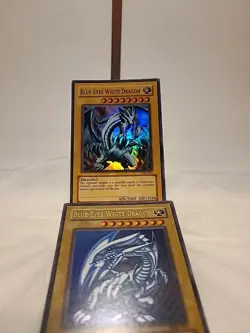 Lot Of 2 YU-GI-OH 1996 BLUE EYES WHITE DRAGON - Image 5