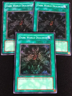 Yugioh Dark World Dealings STON-EN038 1st Super X3 (LP) - Image 1