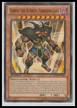 Battle Pack 2: War of the Giants #BP02-EN063 Exodius the Ultimate Forbidden Lord - Image 1