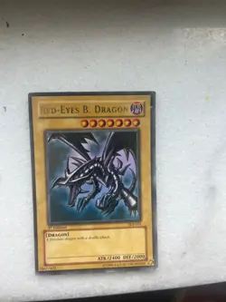 Red-Eyes B. Dragon LOB-070 The Legend of Blue Eyes White Dragon 1st Edition - Image 1