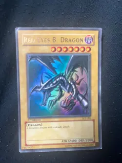 Red-Eyes B. Dragon LOB-070 The Legend of Blue Eyes White Dragon 1st Edition - Image 2