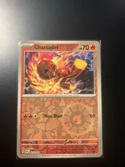 Charcadet Reverse Holo NM #014/091 SV: Paldean Fates Pokemon Card - Image 1