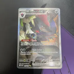Pokemon TCG N's Zoroark EX Holo Card 185/159 Sv09: Journey Together - Image 1
