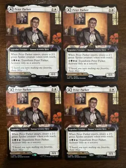 NYCC 2025 MTG Peter Parker / Amazing SPIDER-MAN PROMO Card x4 - Image 2