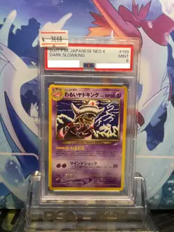 [PSA 9] DARK SLOWKING 2001 POKEMON Card Japanese NEO 4 #199 From Japan - Image 1