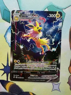 Jolteon VMAX SWSH184 Pokemon TCG Sword & Shield Black Star Promo Holo Card - Image 1