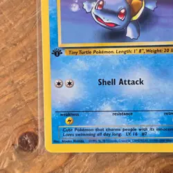 🔥Squirtle Pokemon Card 68/82 Team Rocket 1stEdition Non-Holo2000 WOTC 50HP -LP - Image 5