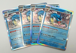 Gyarados Holo 130/165 x4 4x Pokemon Card 2023 Scarlet & Violet 151 Playset - Image 1