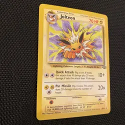 1999 Pokemon TCG Jolteon Jungle 20/64 Rare Vintage Card WOTC Non Holo - Image 3