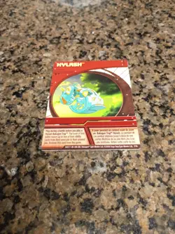Bakugan Battle Brawler Hylash Ability Card 2/4o BA577-AB-SM-GBL 2009 Spin Master - Image 1