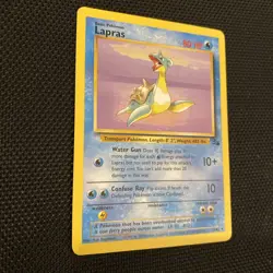 Pokemon TCG Lapras Fossil Card 25/62 Unlimited Rare Non-Holo - Image 3