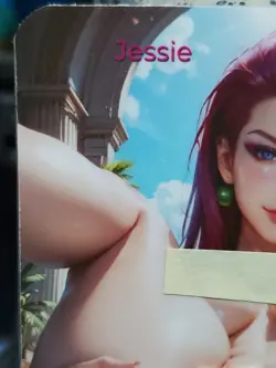 1/1 Only 1 Made Jessie Beach Spread Pokemon NSFW Spicy F/N Lonestar Customs Card - Image 2