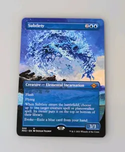 MTG 2021 Modern Horizons 2 Subtlety Borderless Near Mint English - Image 2