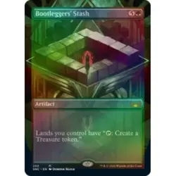 Foil Bootleggers' Stash (borderless) M/NM Magic MTG Streets Of New Capenna - Image 1