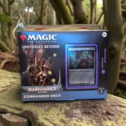 MTG Warhammer 40K Commander Deck Necron Dynasties Sealed | Szarekh - Image 1