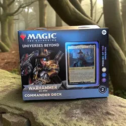 MTG Warhammer 40K Commander Deck Forces of the Imperium Sealed | Inquisitor Grey - Image 1