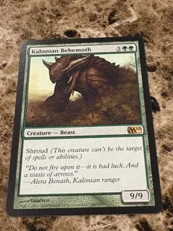 KALONIAN BEHEMOTH Magic MTG M10 Core Set LP - Image 1