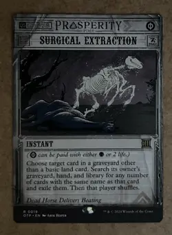 Surgical Extraction - Outlaws of Thunder Junction: Breaking News - NM MTG - Image 1