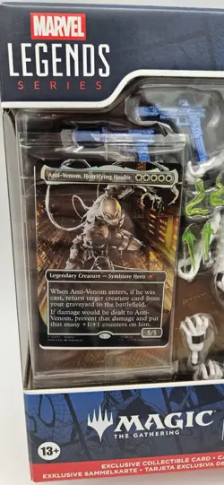 Magic The Gathering Anti-Venom Horrifying Healer Marvel Legends MTG Foil Card - Image 1