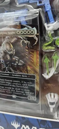 Magic The Gathering Anti-Venom Horrifying Healer Marvel Legends MTG Foil Card - Image 2