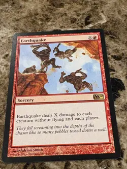 EARTHQUAKE Magic MTG M10 Core Set LP - Image 1