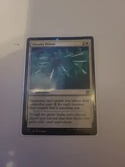 2021 MTG Commander 2021 Uncommon Regular 092 Ghostly Prison - Image 1