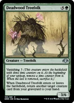 Deadwood Treefolk - Foil - Dominaria Remastered - MTG - Image 1