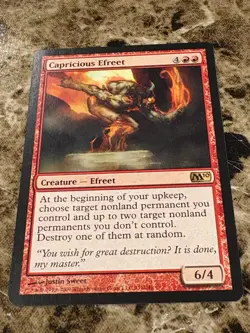 CAPRICIOUS EFREET Magic MTG M10 Core Set LP - Image 1