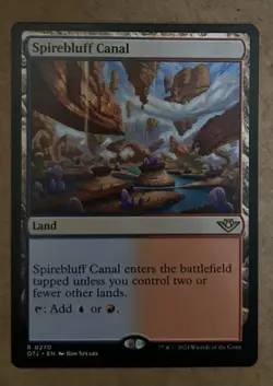 Spirebluff Canal - Outlaws of Thunder Junction - NM MTG - Image 1