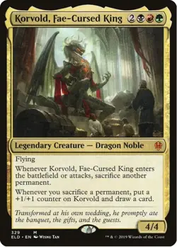 Korvold, Fae-Cursed King/Sacrifice/Budget Commander/EDH Deck 100 Cards MTG - Image 2
