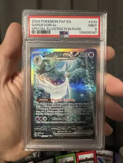 Pokemon Gardevoir EX 2024 Paldean Fates 233/091 SIR, PSA 9 - Image 1