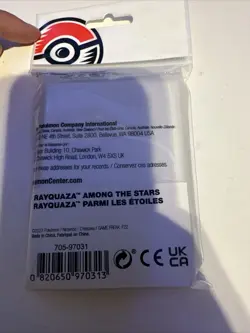 Rayquaza Among The Stars Sleeves X65 Holds Pokemon Cards Pokemon Centre 2023 NEW - Image 2