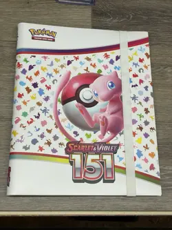 Pokemon Scarlet & Violet 151 - Mew Binder Collection - Binder Only NO CARDS - Image 1