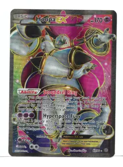 Hoopa EX (89 Full Art) 89/98 XY - Ancient Origins Holo Pokemon TCG - NM - Image 1