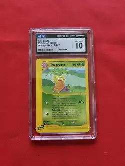 GEM MINT Pokemon: Exeggutor #12/147 Aquapolis 2003 Rare Non-holo - CGC 10 - C50 - Image 1