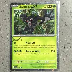 Zarude Cosmos Holo ~2x Swirl~ SVP 199 Near Mint Black Star Promo Pokemon - Image 1