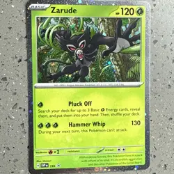 Zarude Cosmos Holo ~2x Swirl~ SVP 199 Near Mint Black Star Promo Pokemon - Image 2
