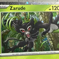 Zarude Cosmos Holo ~2x Swirl~ SVP 199 Near Mint Black Star Promo Pokemon - Image 3
