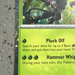 Zarude Cosmos Holo ~2x Swirl~ SVP 199 Near Mint Black Star Promo Pokemon - Image 4