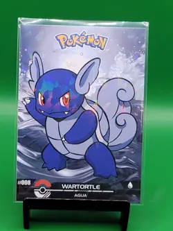 Wartortle #008 - Cracked Ice Holo - Crystal Dark Black 2025 - Pokemon - Image 1