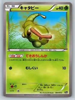 Caterpie - 20th Anniversary Starter Pack Japanese Pokemon Card - Image 1