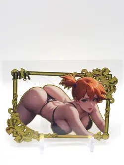 Goddess Story - Gold Metal Waifu Card - Misty - NUMBERED 016/200 - Image 1