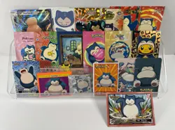 Pokemon Lot of 21 Cards and Stickers All Snorlax #143 Snorlax Only Pokemon Lot - Image 1