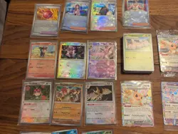 Pokemon Prismatic Evolutions Lot Of 150 Cards (Pokeball, Surprise Promo Ex Holos - Image 5