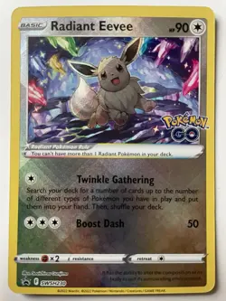 Radiant Eevee SWSH230 Swsh: Sword & Shield Promo Cards Holo - Image 1