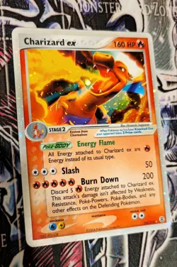 Pokemon Charizard ex 105/112 FireRed & LeafGreen Holo Ultra Rare 2004 Card - Image 1
