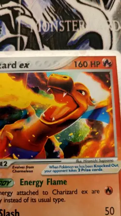 Pokemon Charizard ex 105/112 FireRed & LeafGreen Holo Ultra Rare 2004 Card - Image 2