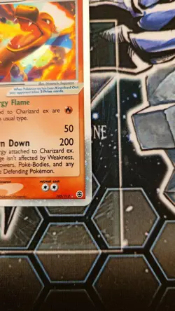 Pokemon Charizard ex 105/112 FireRed & LeafGreen Holo Ultra Rare 2004 Card - Image 4